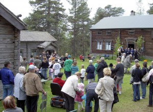 Manskören sjöng