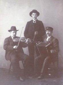 O Eriksson, O Danielsson och ND. Stenmark.  i Krånge