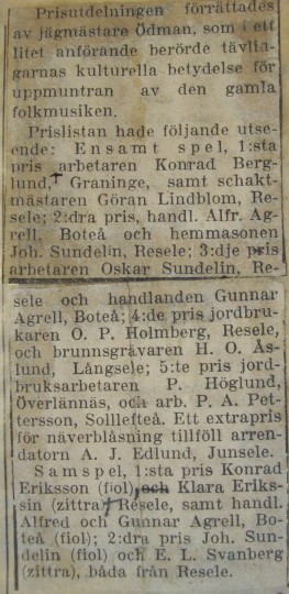 Sollefteå 1919 resultat